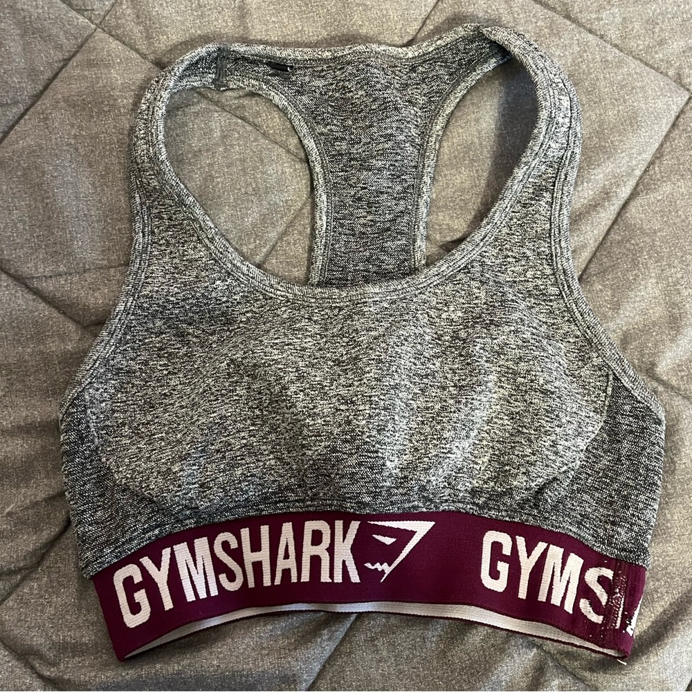 Grey Gymshark Sports Bra Size Medium